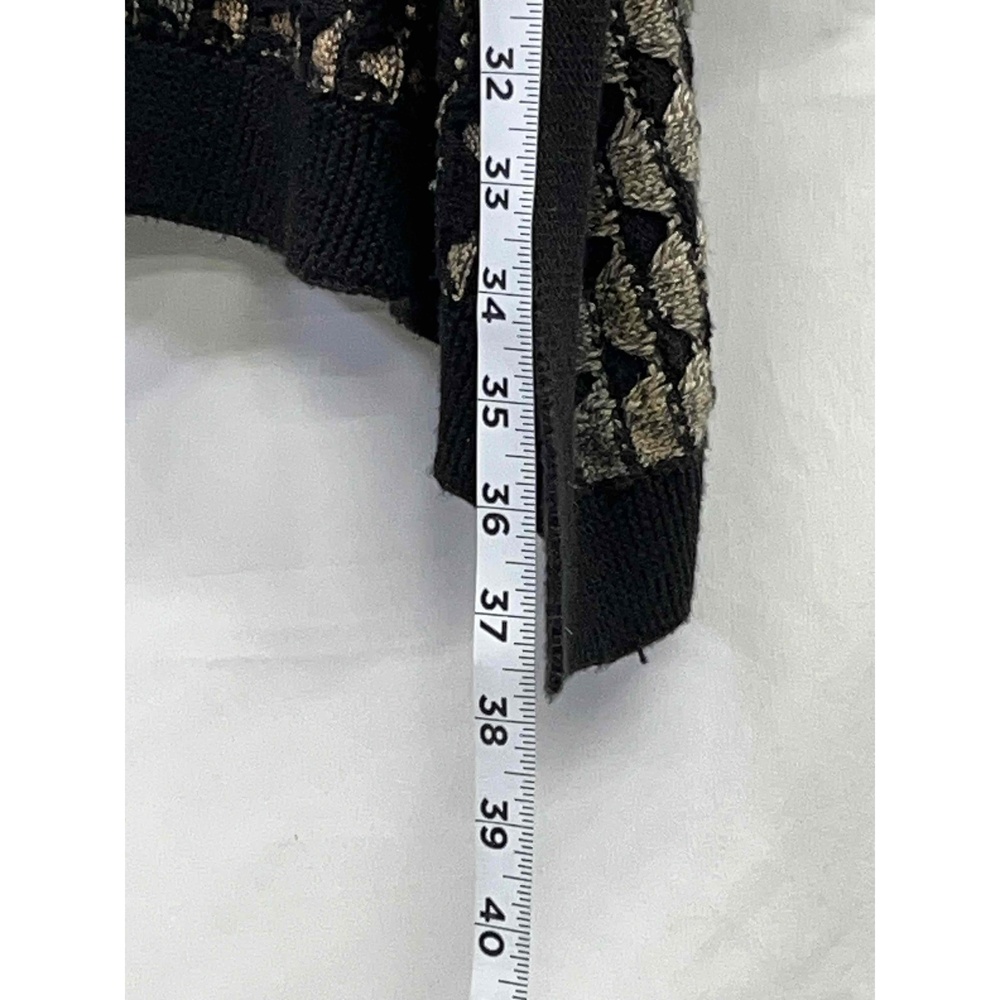 Nic+Zoe Multicolor‎ Womens Asymmetric Side Zippers Open Front Cardigan Small - Picture 6 of 12